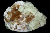 Lime-Green, Cubic Fluorite Crystal Cluster - Morocco #99005-1